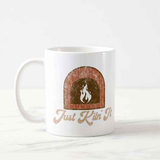 Nur Kiln'it Funny Pottery Kiln Kaffeetasse (Links)