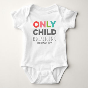 NUR KIND AUSlaufen [IHR DATUM HIER] Baby Strampler