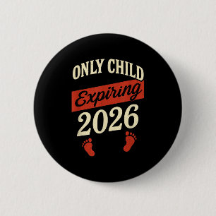 Nur Kind bis 2026 - Schwangerschaftsankündigung Button