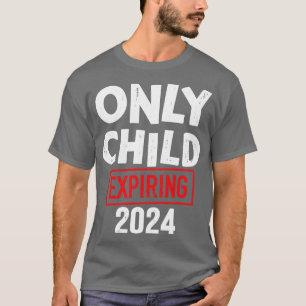 Nur Kind, das 2024 für einen neuen großen Bruder o T-Shirt