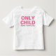 Nur Kind erloschen Funny Pink Big Sister Kleinkind T-shirt (Vorderseite)