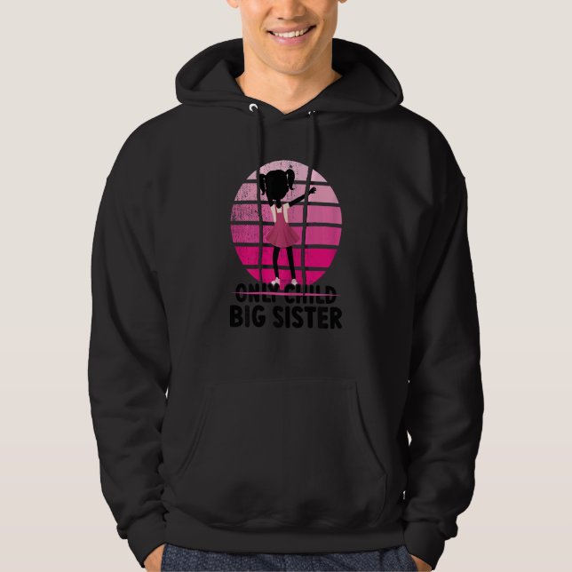 Nur Kind große Schwester Jahre Hoodie (Vorderseite)