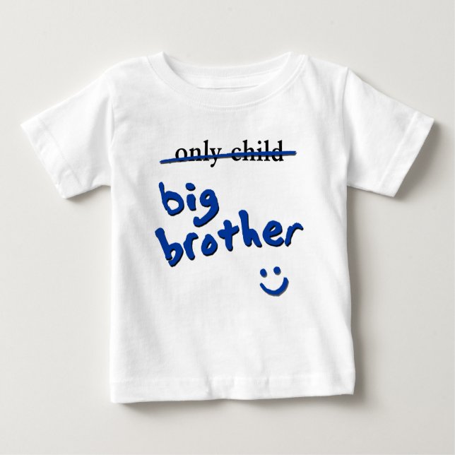 Nur Kind / Großer Bruder Baby T-shirt (Vorderseite)