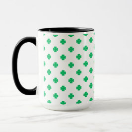 Nur Kleeblatt-Design  Tasse