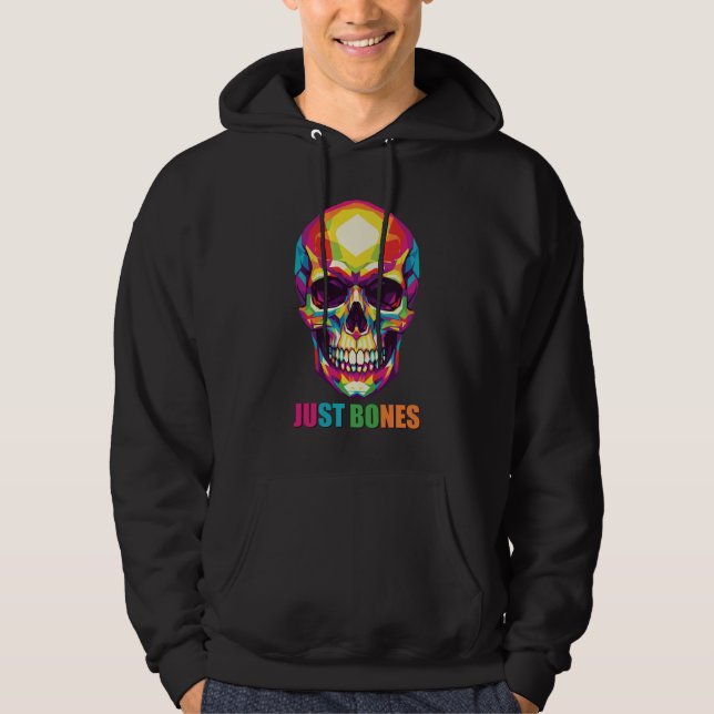 NUR KNOCHEN HOODIE (Vorderseite)