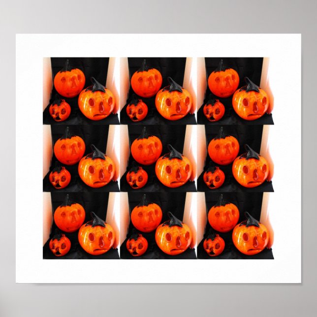 Nur Kürbis Kunst Poster (Vorne)