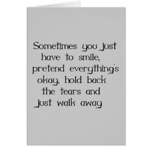 NUR LÄCHELN UND WANDERN ENTSCHEIDEND.