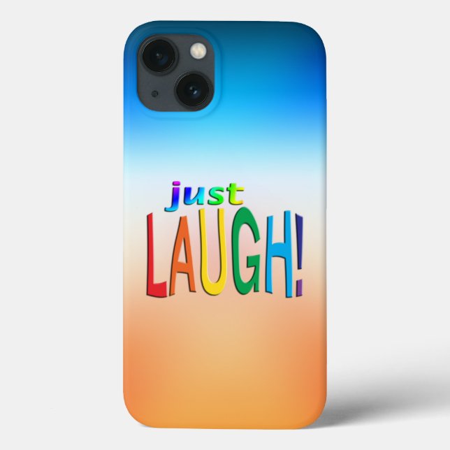 Nur lachen Case-Mate iPhone hülle (Rückseite)