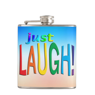 Nur lachen flachmann