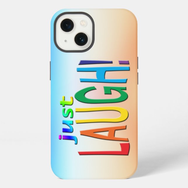 Nur lachen iPhone hülle (Rückseite)