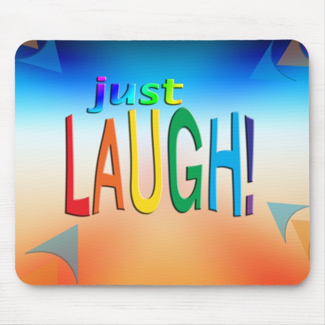 Nur lachen mousepad (Vorne)