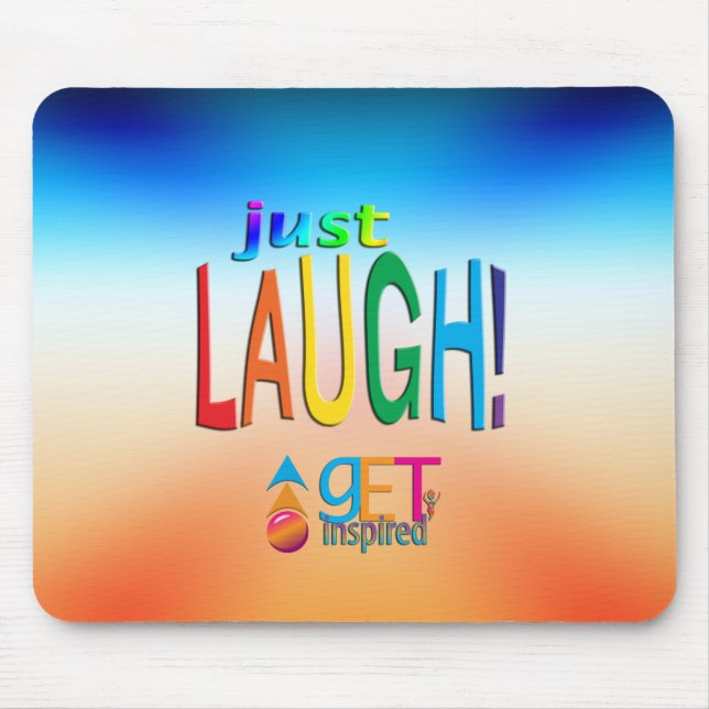 Nur lachen mousepad (Vorne)