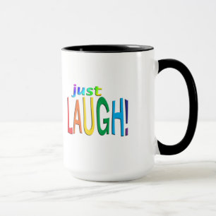 Nur lachen tasse