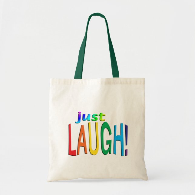 Nur lachen tragetasche (Vorne)
