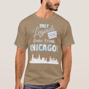 Nur Legionen kommen aus Chicago Skyline und T-Shirt