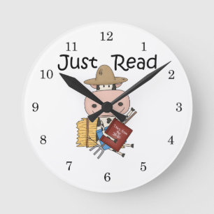 Nur lesen runde wanduhr