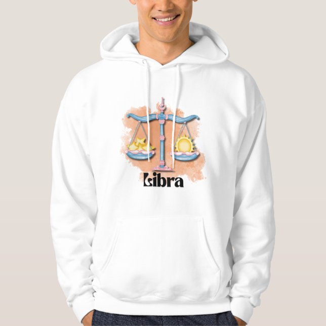 Nur Libra Vibes Hoodie (Vorderseite)