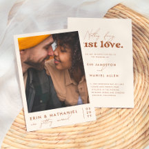 Nur Liebe | Cream & Terracotta Retro Wedding