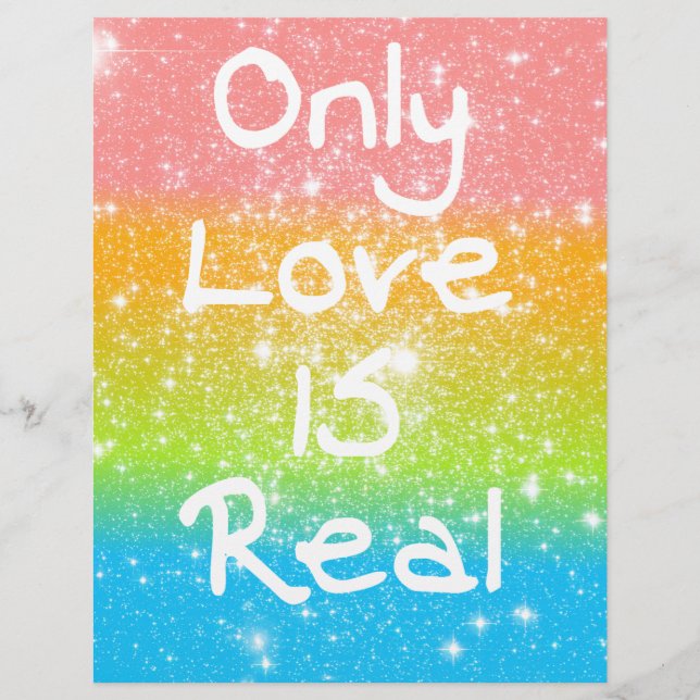 Nur Liebe ist real (Vorderseite)