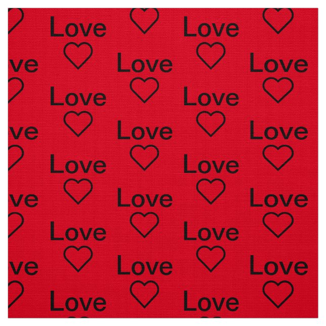 Nur Liebe Stoff (Muster)