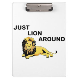 NUR LION RUND KLEMMBRETT