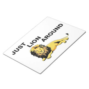 NUR LION RUND NOTIZBLOCK
