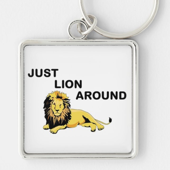 NUR LION RUND SCHLÜSSELANHÄNGER (Vorne)