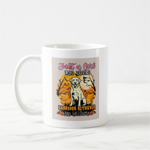 Nur Mädchen, das Labrador Retriever Halloween W li Kaffeetasse