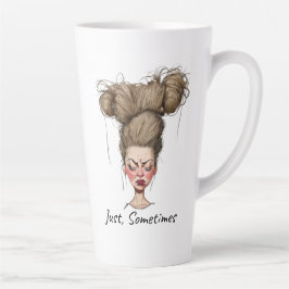 Nur, manchmal! Funny Bad Day Milchtasse