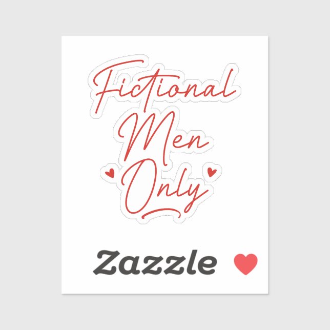 Nur Männer Aufkleber (Blatt)