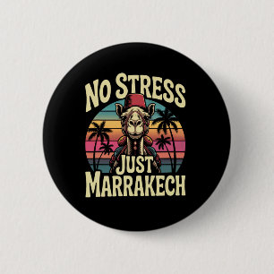 Nur Marrakech Kamel Sonnenuntergang Marokko Reise Button