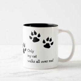 Nur meine Cat-Tasse Zweifarbige Tasse