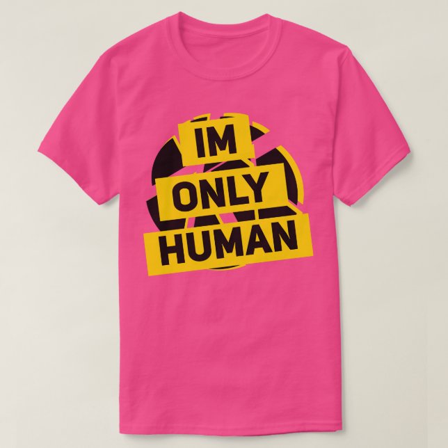 nur menschlich T-Shirt (Design vorne)