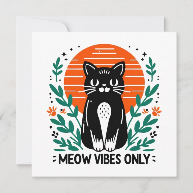 Nur Meow-Vibes (Vorderseite)