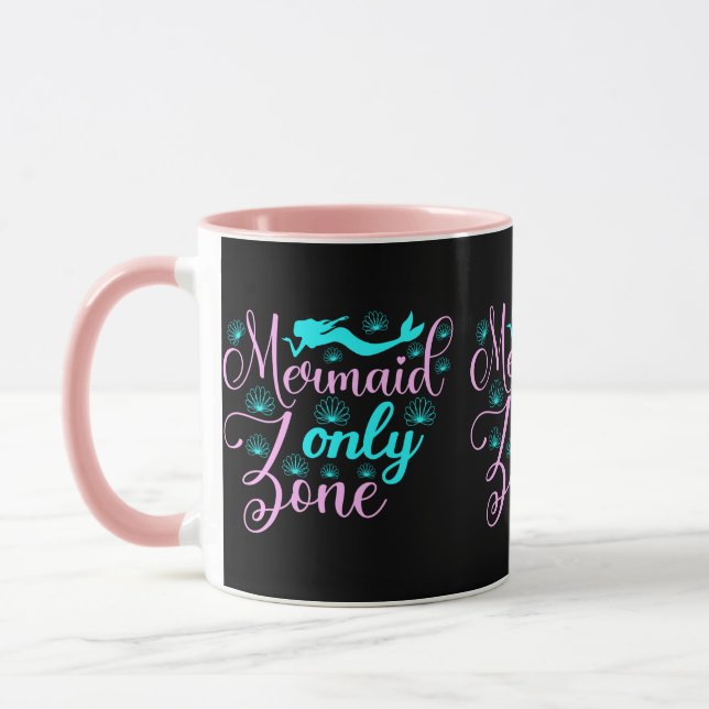 Nur Mermaid-Zone Tasse (Links)
