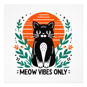 nur Miau-Stimmung Fotodruck