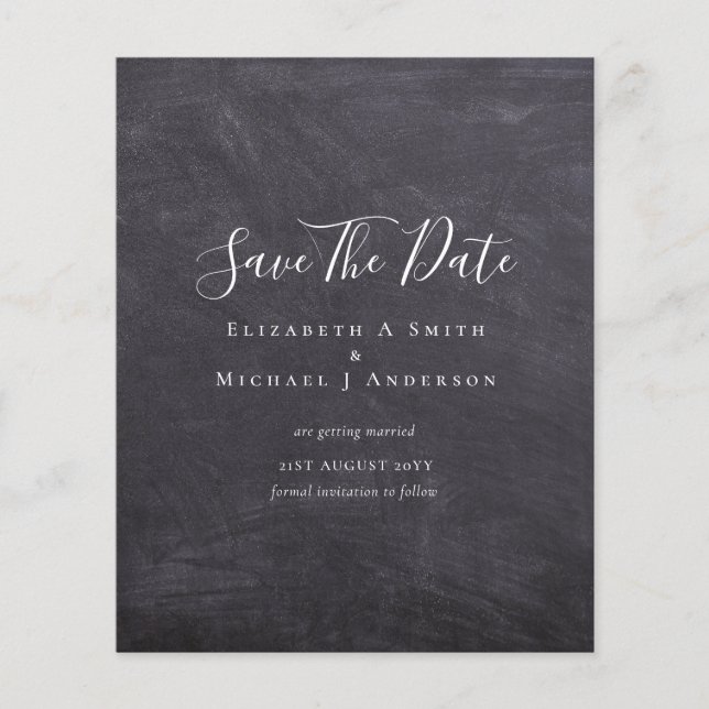 NUR Minimalistische HAUSHALTSDATEN FÜR DEN klassis Flyer (Vorne)