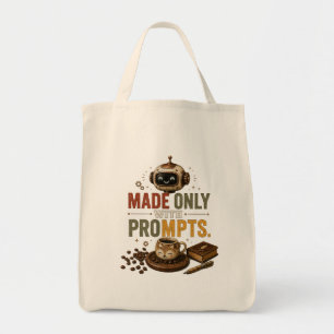 Nur mit Aufforderungen gemacht Funny Ai Kaffee Rob Tragetasche