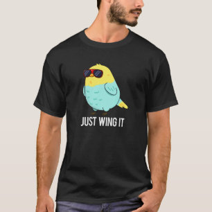 Nur mit dem Gewitter Bird Pun Dark BG T-Shirt