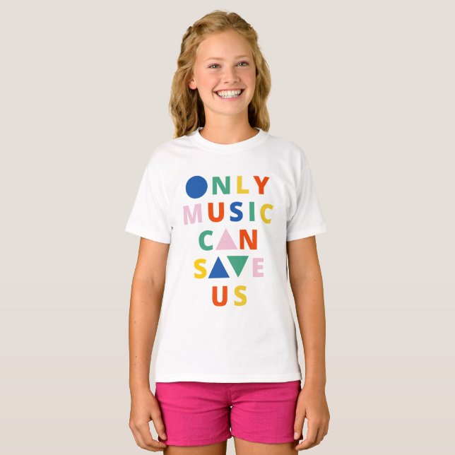 Nur Musik Rette uns T-Shirt (Vorne ganz)