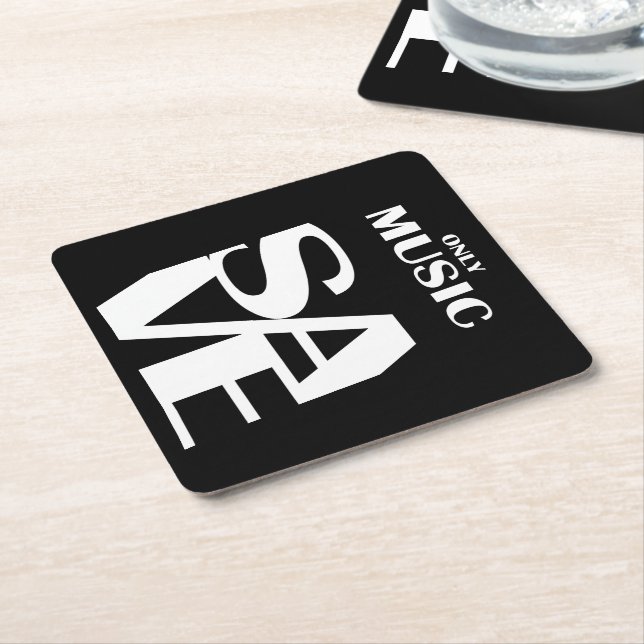 Nur Musik Rettete. Untersetzer (angewinkelt)
