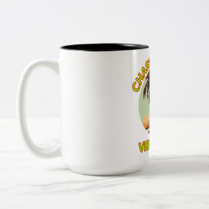 Nur nach guten Geweben suchen - Retro-Zwei-Tonen-T Zweifarbige Tasse
