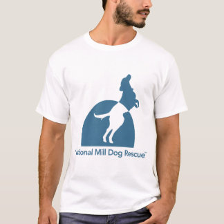 Nur nationales Mühlhunderettungs-Logo T-Shirt