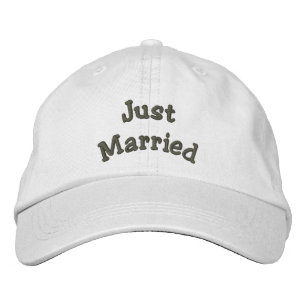 Nur Niedliche Hochzeit verheiratet Bestickte Baseballkappe