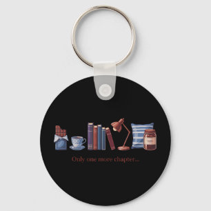 Nur noch 1 Kapitel lustiger Bücherwurm Leser Büche Schlüsselanhänger
