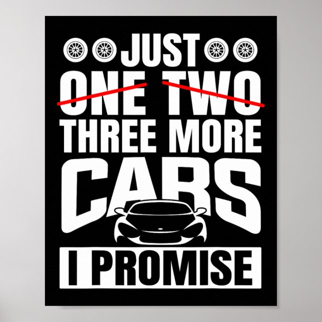 Nur noch drei Autos, die ich verspreche, Auto Lieb Poster (Vorne)