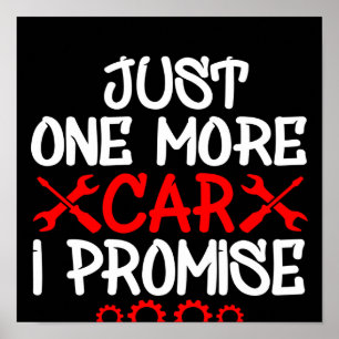 Nur noch ein Auto, das ich verspreche Poster