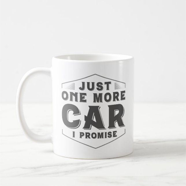 Nur noch ein Auto Kaffeetasse (Links)