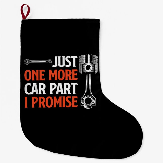 Nur noch ein Auto Teil I Versprechen - Autoenthusi Großer Weihnachtsstrumpf (Vorderseite)