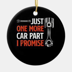 Nur noch ein Auto Teil I Versprechen - Autoenthusi Keramik Ornament